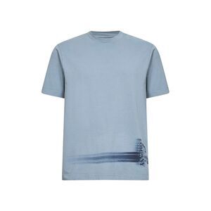 Cp Company Men Light Blue 24/1 Cotton Jersey Printed T-Shirt